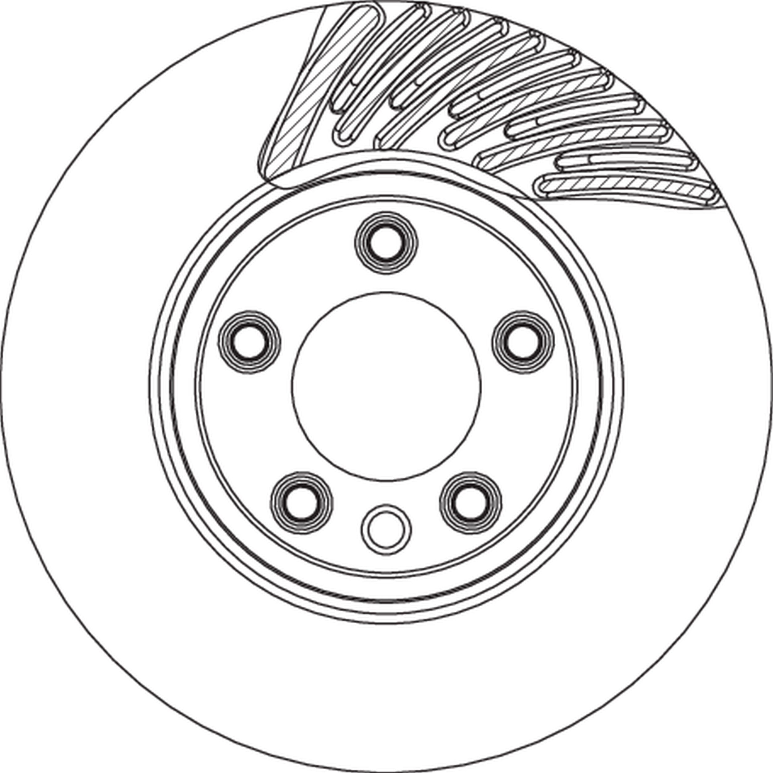 TRW BRAKE DISC - TecDoc 2