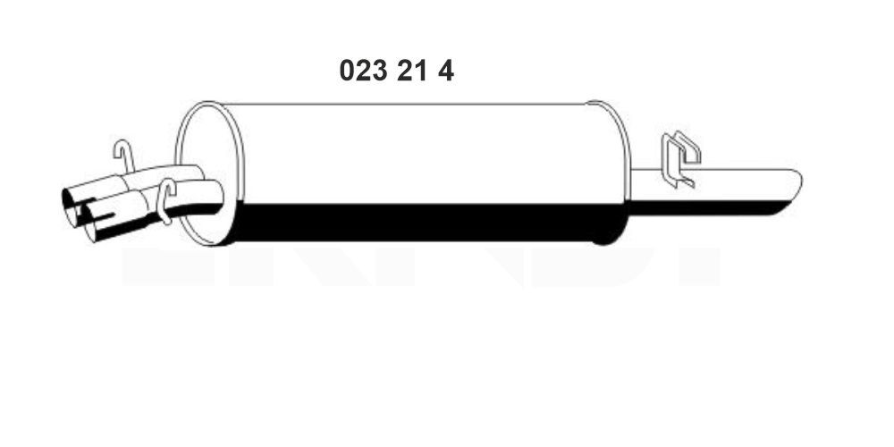 Endschalld&auml;mpfer