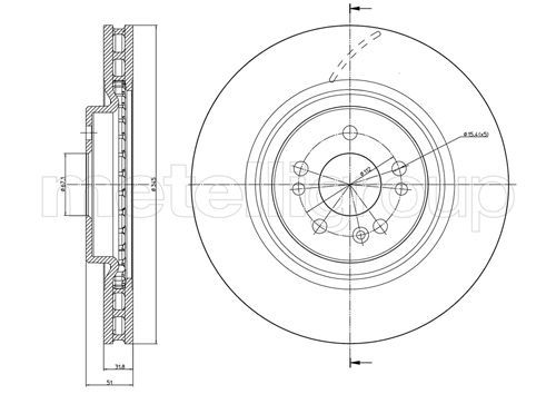 Brake Disc 23-0842C