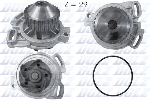 Water Pump, engine cooling A158