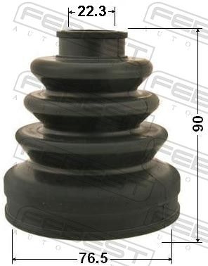 Faltenbalgsatz, Antriebswelle Faltenbalgsatz, Antriebswelle