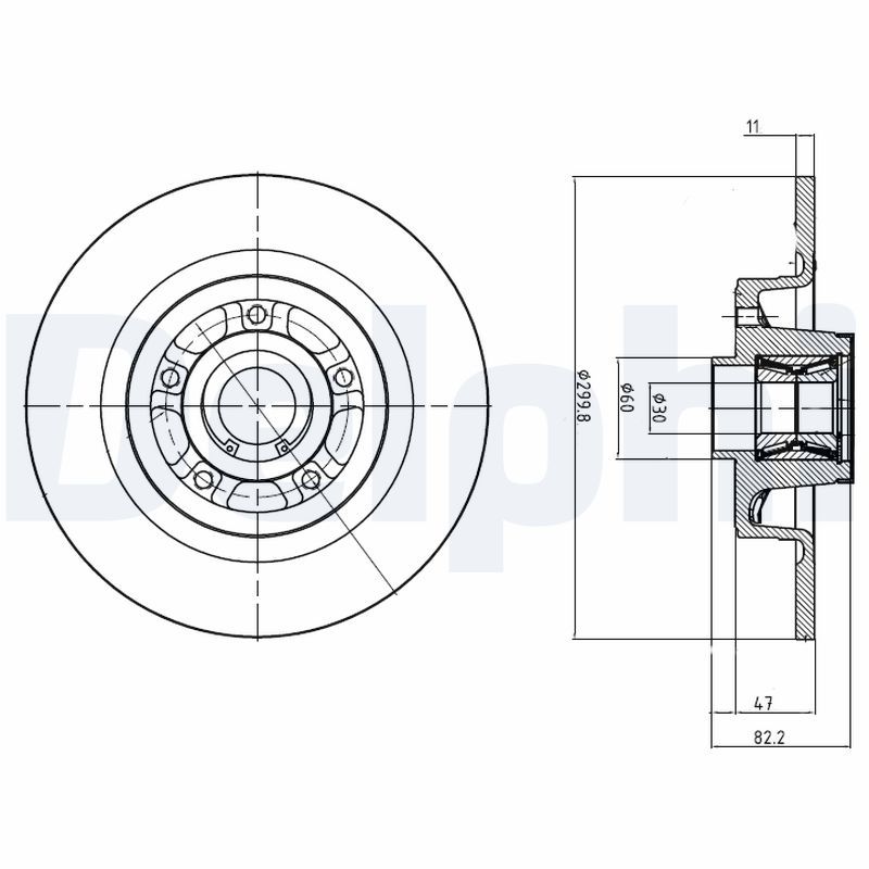 Brake Disc BG9027RS