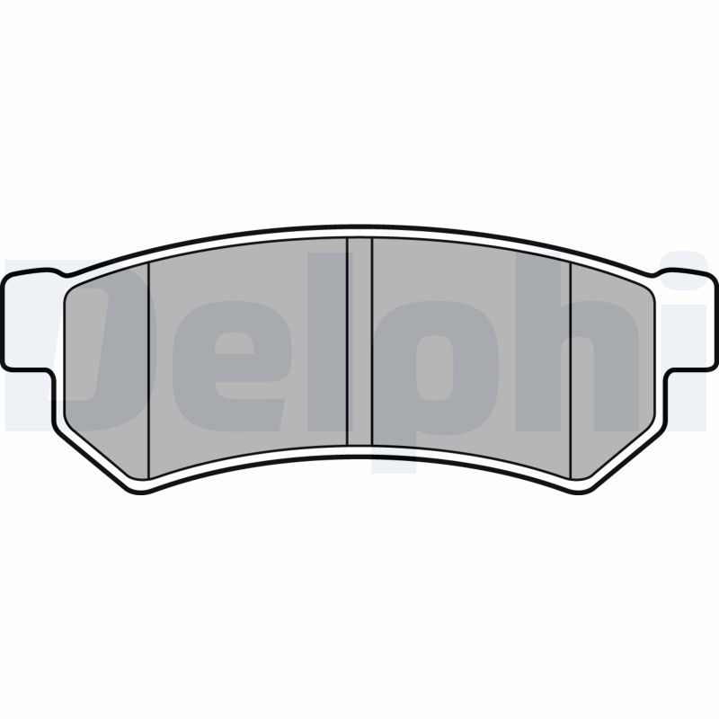 Brake Pad Set, disc brake LP2502