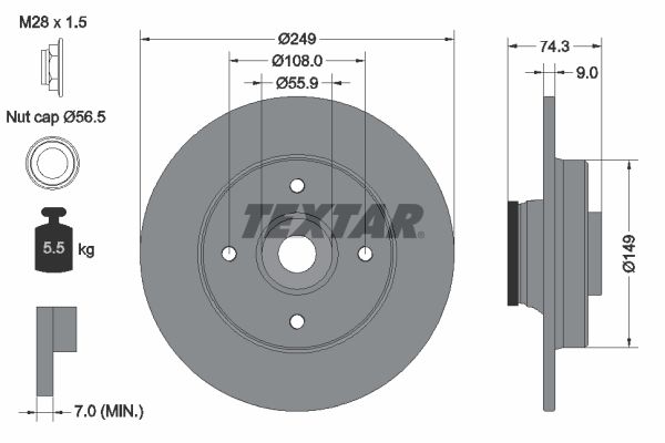 Brake Disc 92194103