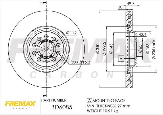 Brake Disc BD-6085