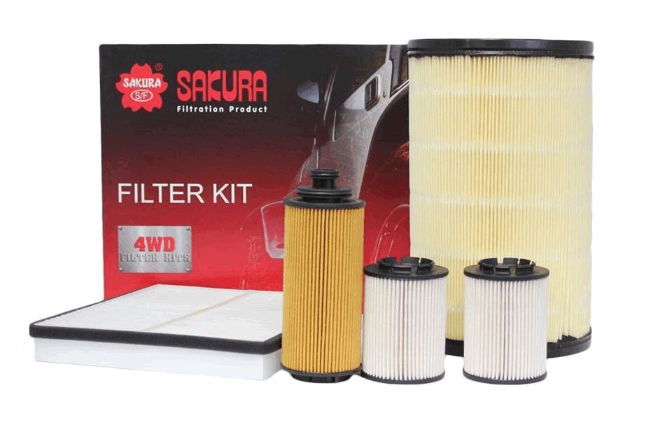 FILTER KIT OIL AIR FUEL CABIN - TecDoc Only