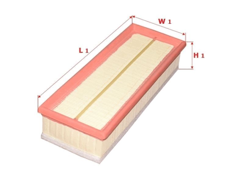 AIR FILTER FITS A1687 - TecDoc Only