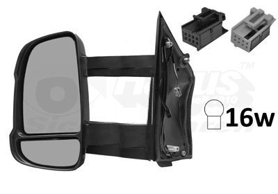 VAN WEZEL 1651825 - Au&szlig;enspiegel * HAGUS *