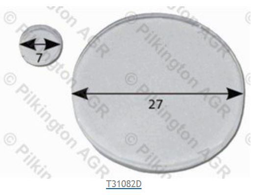 PASTILLE AUTOCOLLANTE POUR CAPTEUR (SILICONE):SENS  OR SAVER PAD TYPE 2-2 : 1 BOITE DE 2 PASTILLES (1