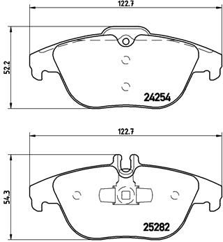 Brake Pad Set, disc brake P 50 104