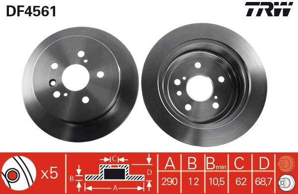 Brake Disc DF4561