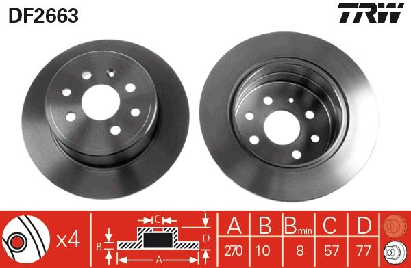 Brake Disc DF2663