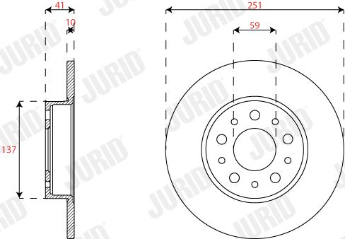 Brake Disc 563295JC