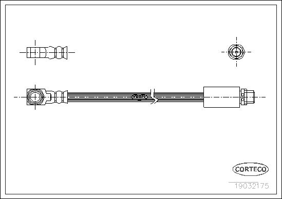 FLEXIBLE DE FREIN FORD MONDEO II  0705