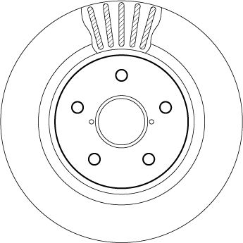 TRW BRAKE DISC - TecDoc 2