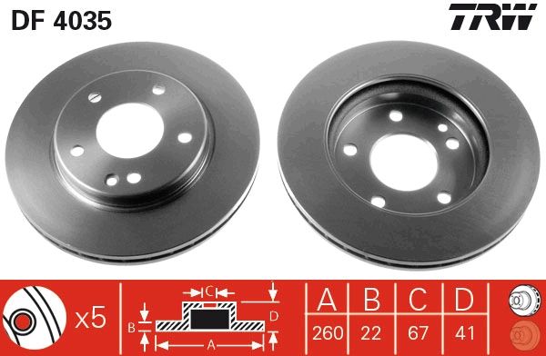 PAIRE DE DISQUES  9900