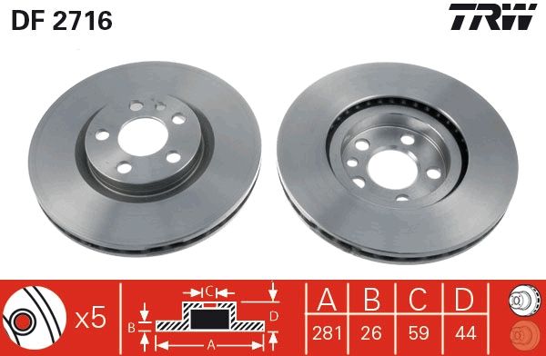 PAIRE DE DISQUES PEINTS  9900