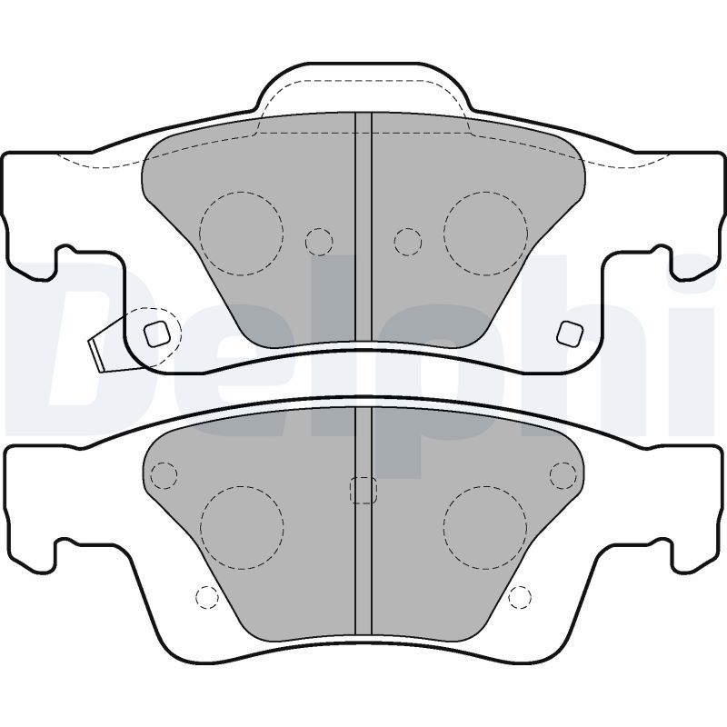 Brake Pad Set, disc brake LP2251