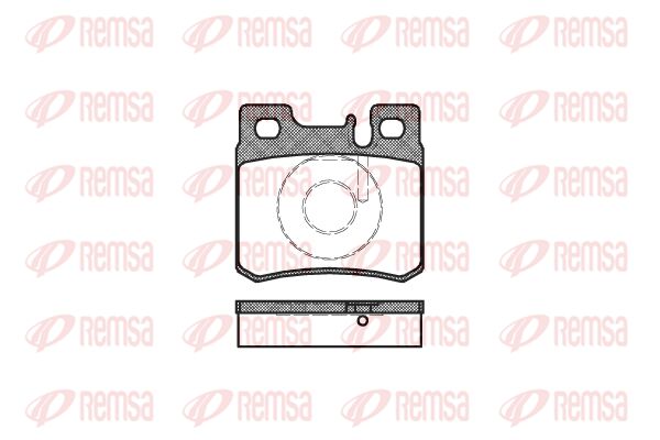 Premium Rear Brake Pad Set