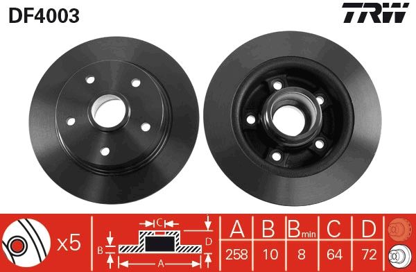 PAIRE DE DISQUES  9900