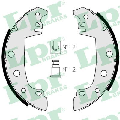 Brake Shoe Set 02850