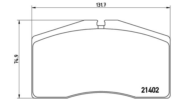 Bremsbelagsatz, Scheibenbremse