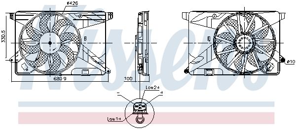Ventilador, refrigeración del motor