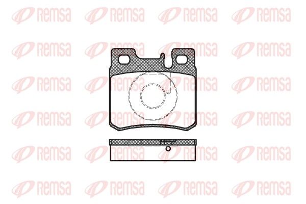 Brake Pad Set, disc brake 0282.20