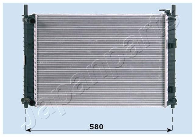 RDA053077 JAPANPARTS hűtő, motorhűtés