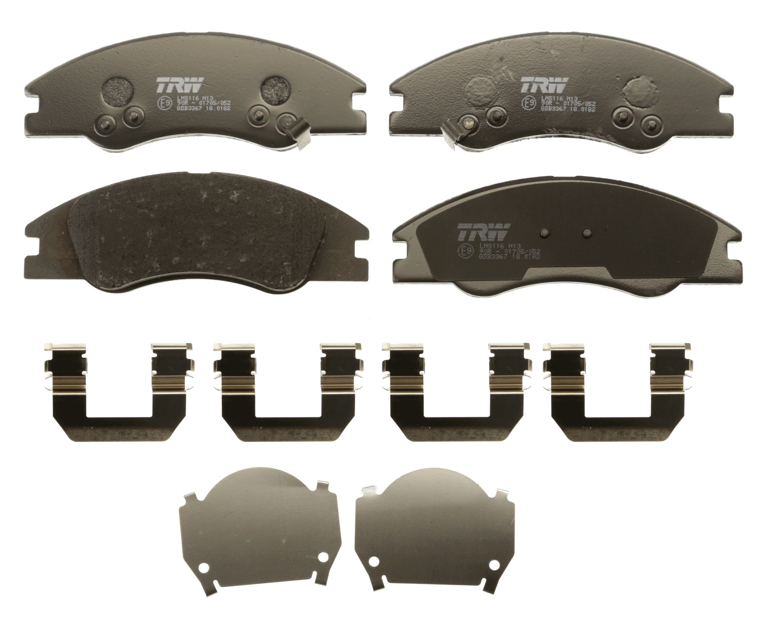 TRW DISC BRAKE PADS - TecDoc 2
