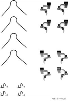 HERTH+BUSS JAKOPARTS J3662000 - Zubeh&ouml;rsatz, Scheibenbremsbelag