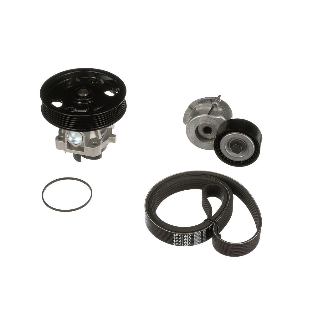 vandens siurblys + V formos rumbuotas diržas, komplektas