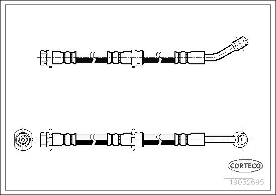 FLEXIBLE DE FREIN NISSAN LAUREL  0705