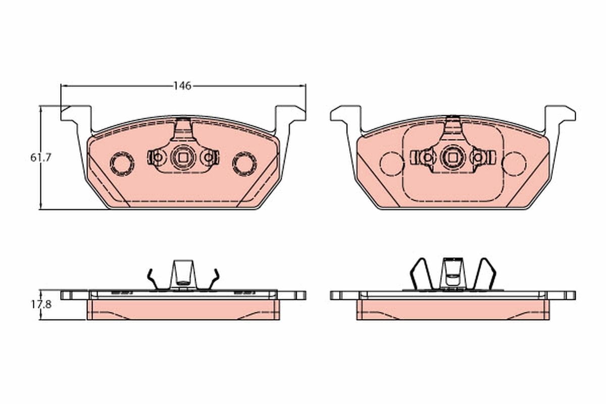 Brake Pad Set, disc brake GDB2159