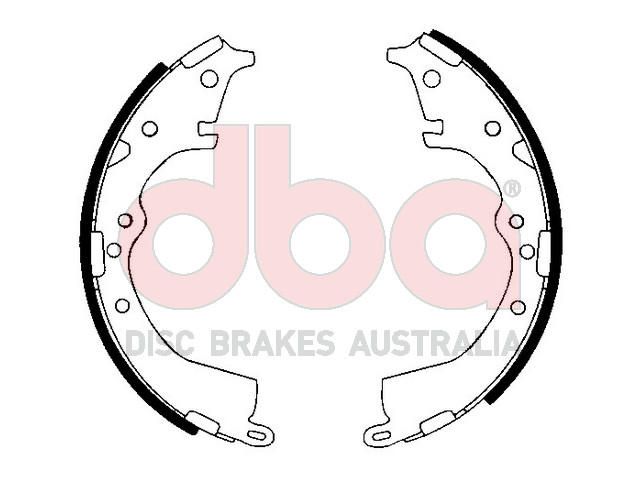 Street Series Brake Shoes [Toyota 254mm] - TecDoc Only