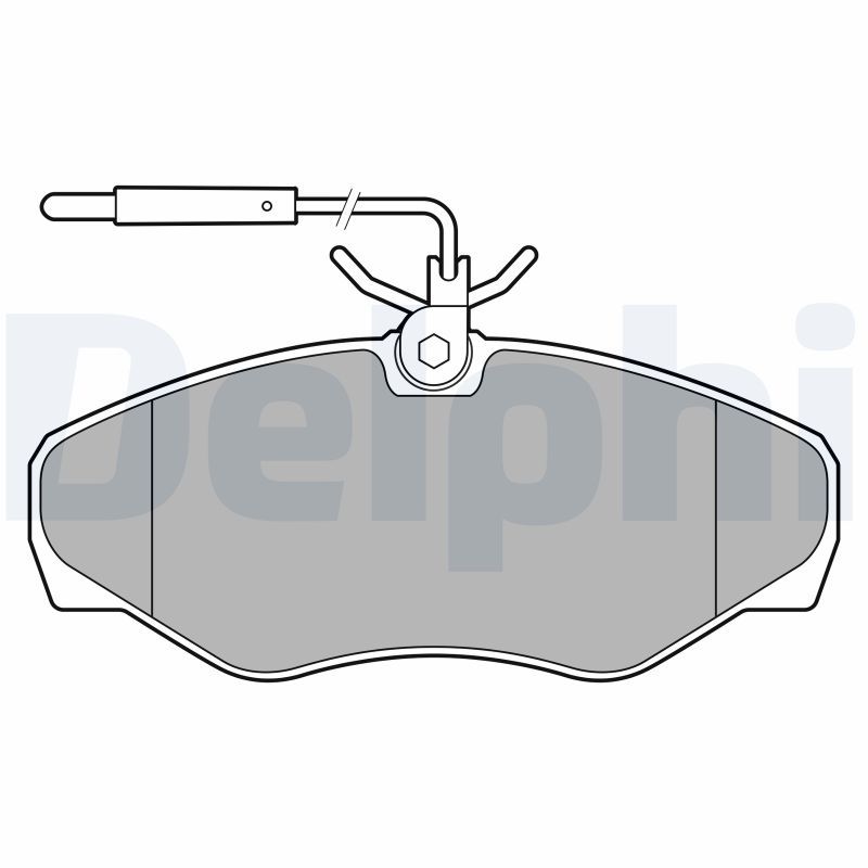 Brake Pad Set, disc brake LP3624