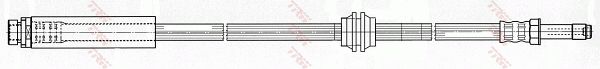 TRW BRAKE HOSE - TecDoc 2