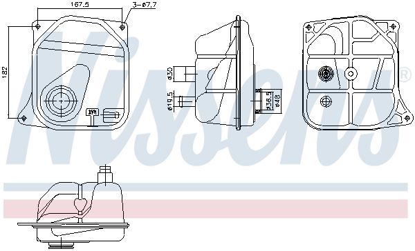 Expansion Tank, coolant 996362