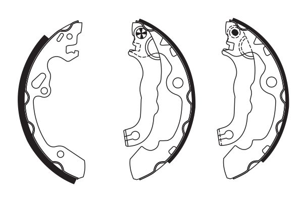 Bremsbackensatz Bremsbackensatz