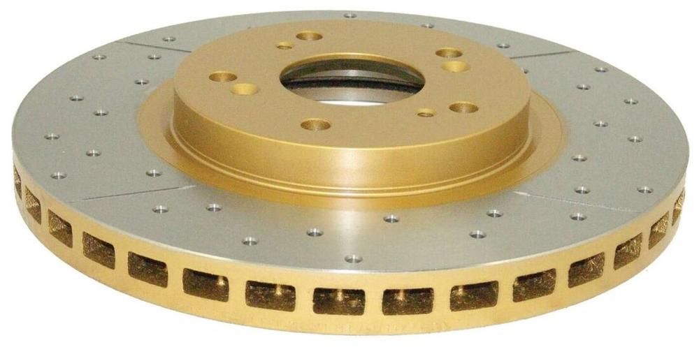 Street Gold Cross-drill/slotted KP [ Honda Accord 04-> F ] - TecDoc Only