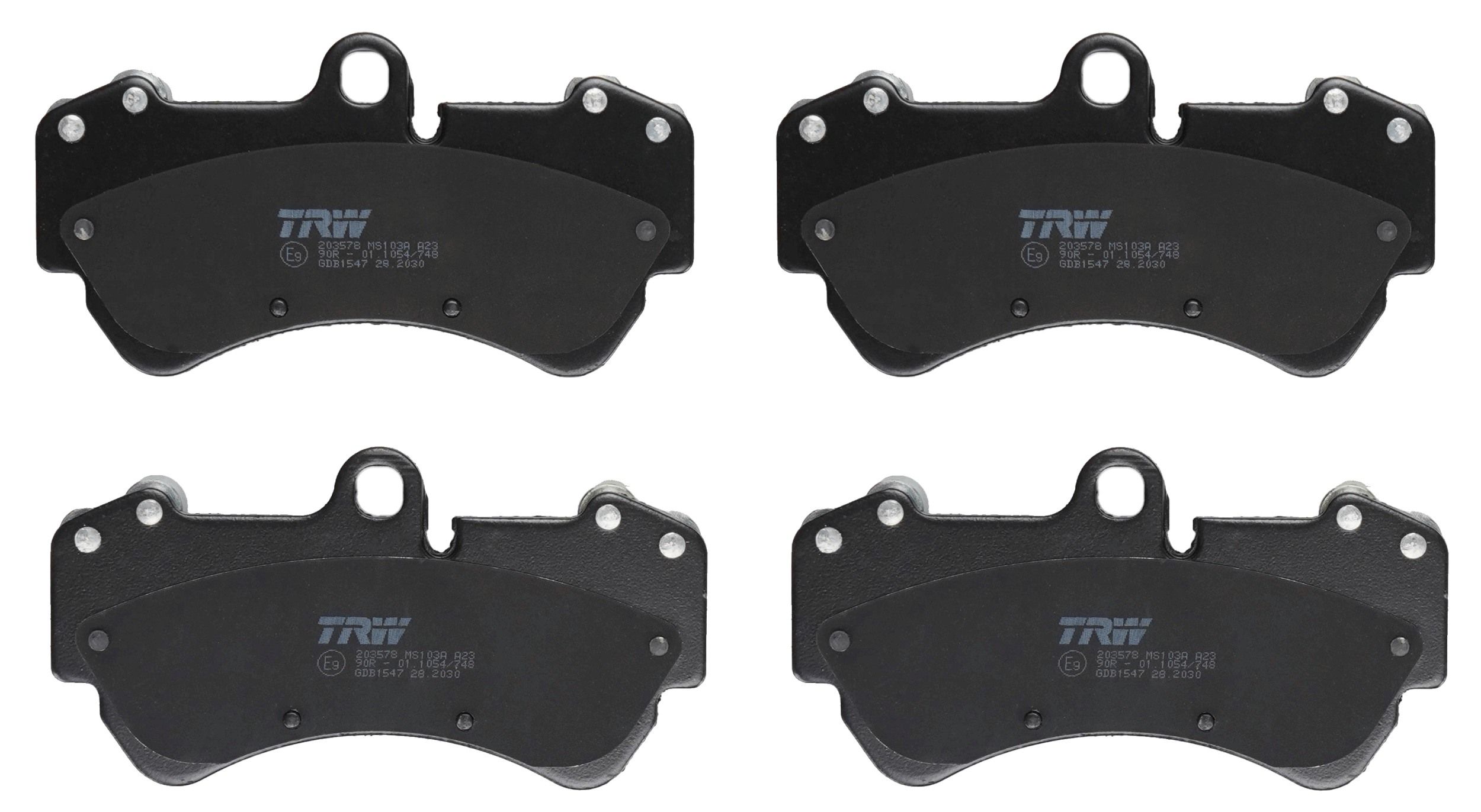 TRW DISC BRAKE PADS - TecDoc 2