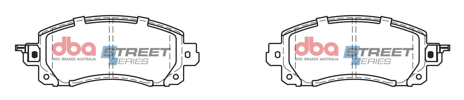 DBA SSEV STREET SERIES BRAKE PADS [ Subaru Forester Hybrid / EX Hybrid 2019 On F ] - TecDoc Only