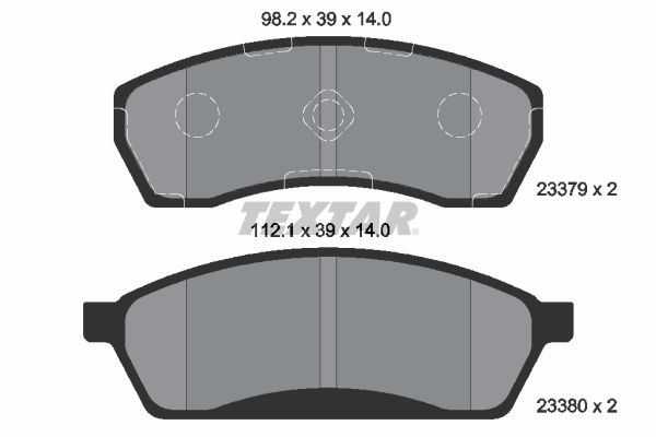Juego de balatas de freno