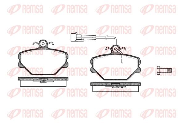 Brake Pad Set, disc brake 0264.02