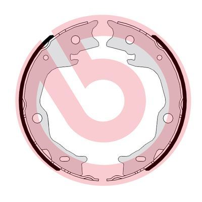 S 83 566 BREMBO ESSENTIAL LINE fékpofakészlet, rögzítőfék