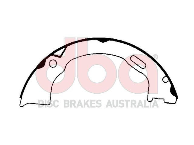 Street Series Brake Shoes [Ford / Jeep Parking Brake 184mm] - TecDoc Only