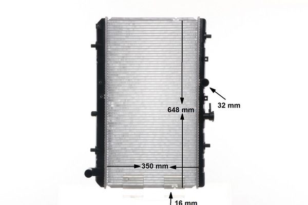 Radiador, refrigeración del motor