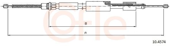 COFLE 10.4574 - Seilzug, Feststellbremse