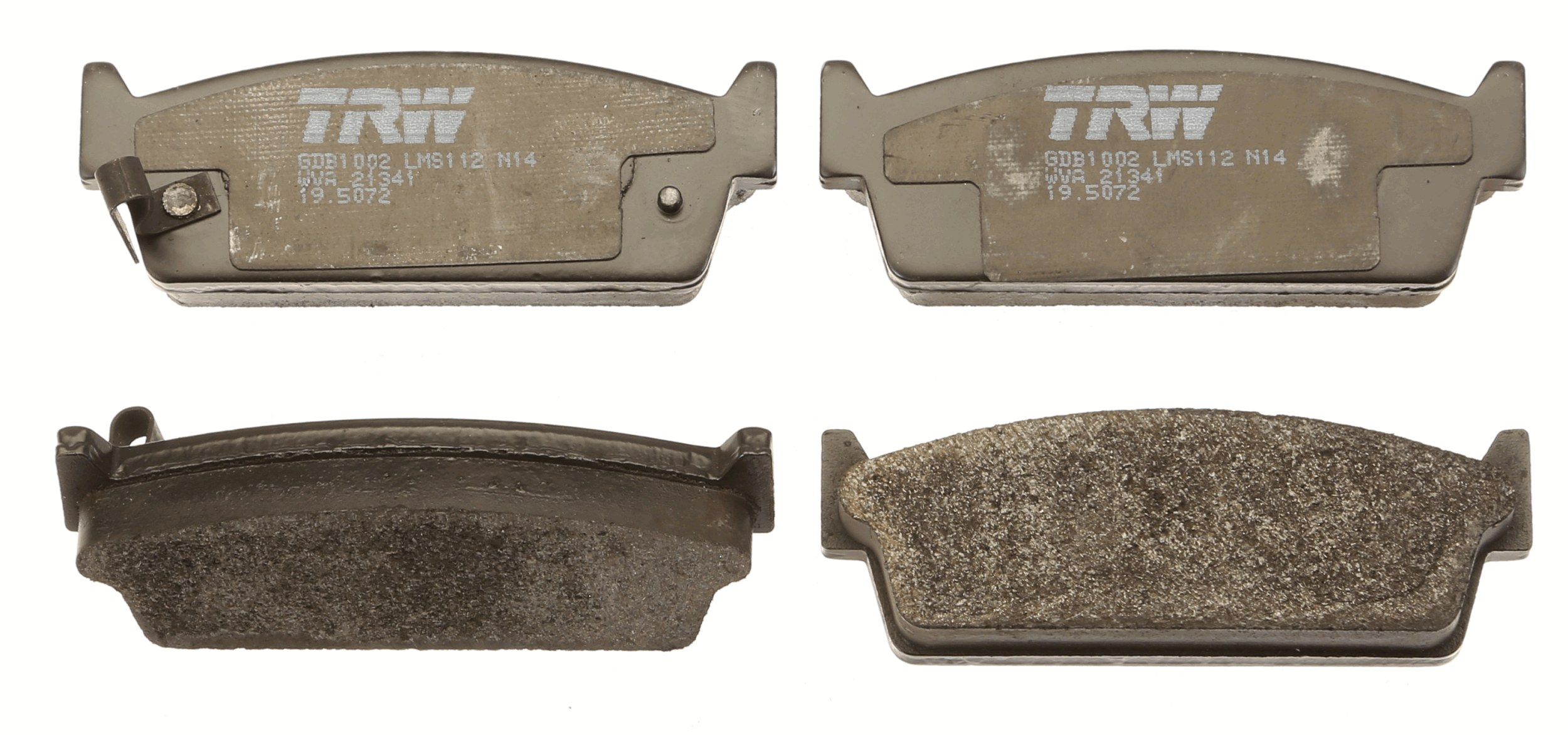 TRW DISC BRAKE PADS - TecDoc 2