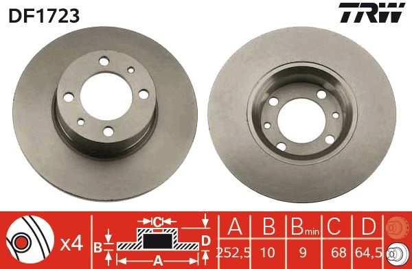 PAIRE DE DISQUES  9900